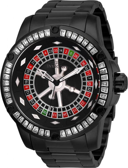 Invicta Men's Automatic Watch - Specialty Casino Black Steel Bracelet | 28715 ,