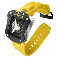 Invicta Men's Automatic Watch - Speedway Black and Silver Dial Yellow Strap | 41650 ,