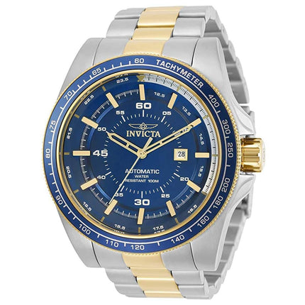 Invicta Men's Automatic Watch - Speedway Blue Dial Two Tone Bracelet | 30521 ,