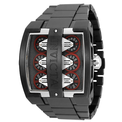 Invicta Men's Automatic Watch - Speedway Dual Time Grey and Silver Tone Dial | 35460 ,