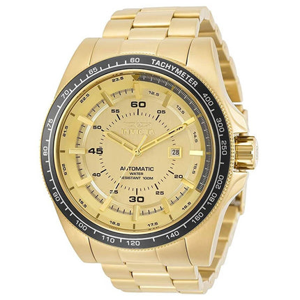 Invicta Men's Automatic Watch - Speedway Gold Tone Dial Steel Bracelet | 30519 ,
