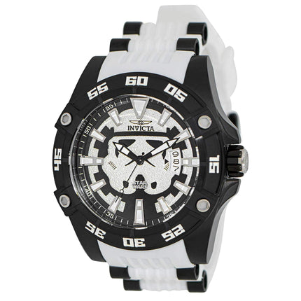 Invicta Men's Automatic Watch - Star Wars Stormtrooper White, Black Strap | 40359 ,