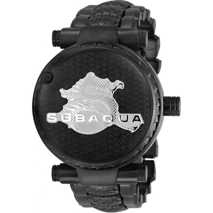 Invicta Men's Automatic Watch - Subaqua Semi-Skeleton Dial Black Bracelet | 34390 ,