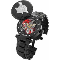 Invicta Men's Automatic Watch - Subaqua Semi-Skeleton Dial Black Bracelet | 34390 ,