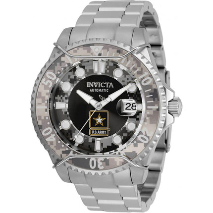 Invicta Men's Automatic Watch - U.S. Army Black and Camouflage Dial Bracelet | 31851 ,