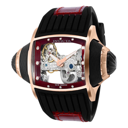 Invicta Men's Automatic Watch - Vintage Rose Gold and Black Case Strap | 35275 ,