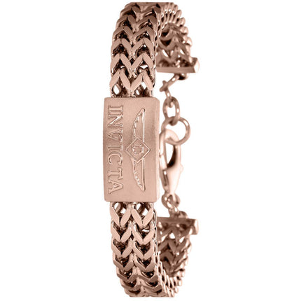 Invicta Men's Bracelet - Elements 234mm Band Length Rose Gold Woven Links | 39623 ,