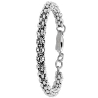 Invicta Men's Bracelet - Elements 9.20" Silver Stainless Steel Hook Buckle | 39640 ,