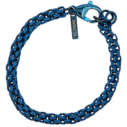 Invicta Men's Bracelet - Elements 9.25" Blue Stainless Steel Hook Buckle | 39643 ,
