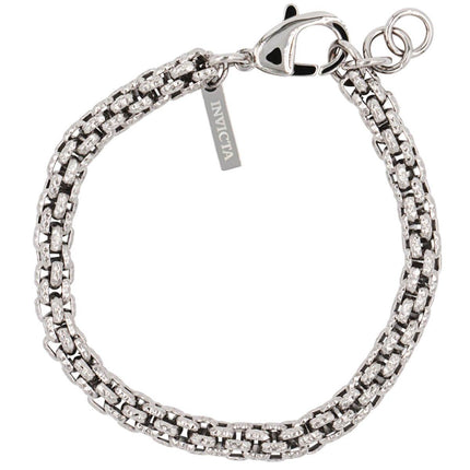 Invicta Men's Bracelet - Elements 9.25" Silver Stainless Steel Hook Buckle | 39645 ,