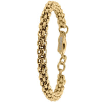 Invicta Men's Bracelet - Elements 9.25" Yellow Gold Steel Hook Buckle Clasp | 39641 ,