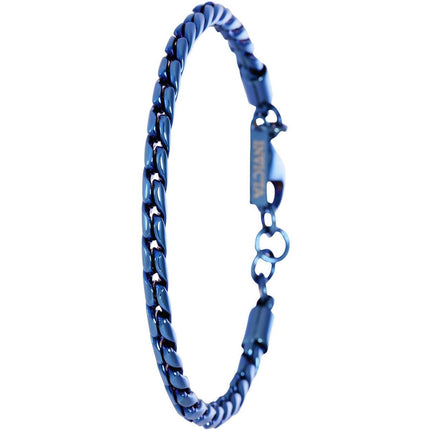 Invicta Men's Bracelet - Elements Dark Blue Plated Steel Hook Buckle Clasp | 39616 ,