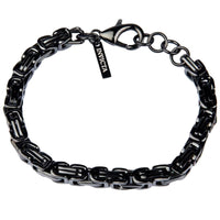 Invicta Men's Bracelet - Elements Lobster Claw Clasp Black Stainless Steel | 33978 ,