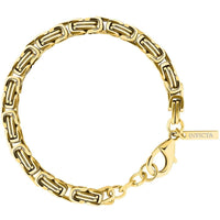 Invicta Men's Bracelet - Elements Yellow Gold Stainless Steel Lobster Clasp | 33977 ,
