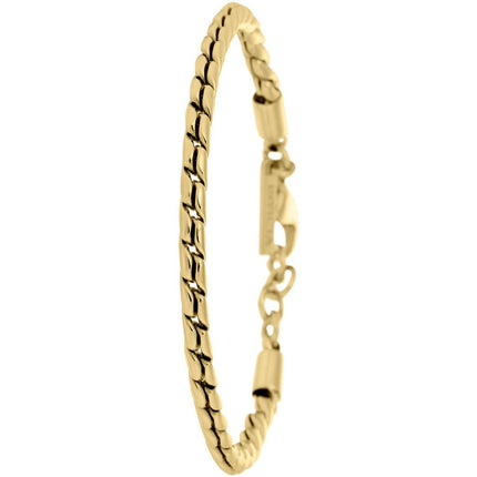 Invicta Men's Bracelet - Elements Yellow Stainless Steel Hook Buckle Clasp | 39613 ,