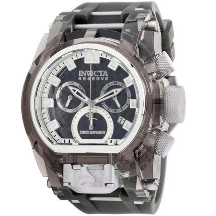 Invicta Men's Chrono Watch - Anatomic Bolt Zeus Magnum Black and Silver Dial | 33148 ,