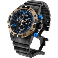 Invicta Men's Chrono Watch - Corduba Quartz Black Stainless Steel Bracelet | 34989 ,