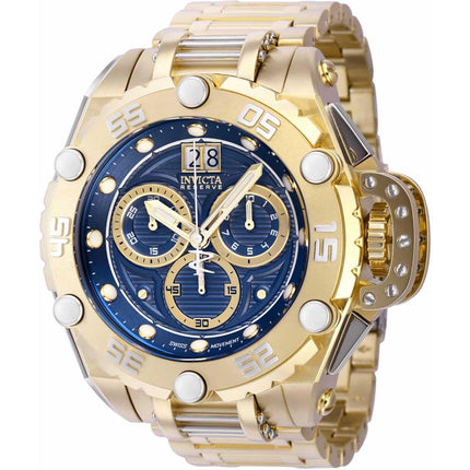 Invicta Men's Chrono Watch - Flying Fox Quartz Blue and Gold Dial Bracelet | 38742 ,