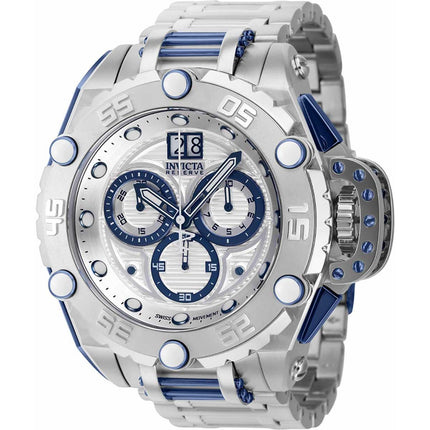 Invicta Men's Chrono Watch - Flying Fox Quartz Blue and Silver Dial Bracelet | 38743 ,