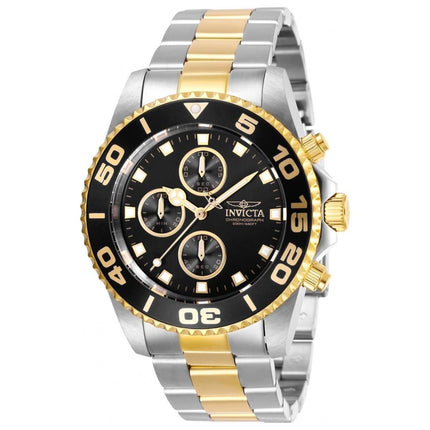 Invicta Men's Chrono Watch - Invicta Connection Black Dial Two Tone Bracelet | 28691 ,