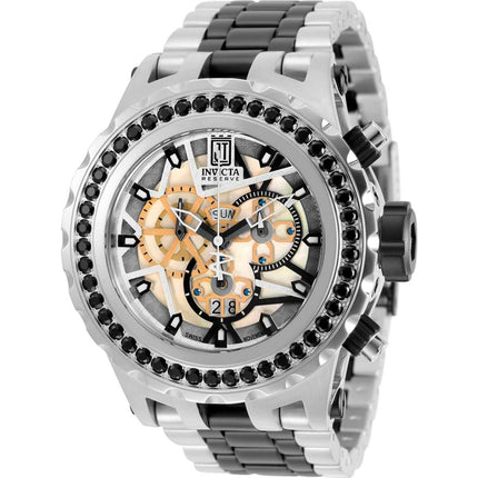 Invicta Men's Chrono Watch - Jason Taylor Two Tone Silver and Black Bracelet | 32116 ,