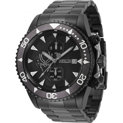 Invicta Men's Chrono Watch - Marvel Black Panther Stainless Steel Bracelet | 34627 ,