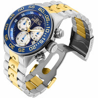 Invicta Men's Chrono Watch - Pro Diver Blue and Silver Tone Dial TT Bracelet | 31798 ,