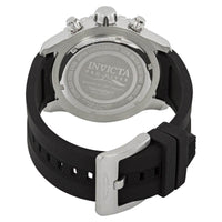Invicta Men's Chrono Watch - Pro Diver Silver Tone Case Black Rubber Strap | 20449 ,