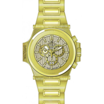 Invicta Men's Chrono Watch - Reserve Akula Champagne Dial Yellow Gold Bracelet | 31676 ,