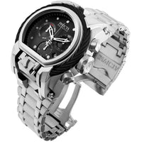 Invicta Men's Chrono Watch - Reserve Bolt Zeus Dual Time Black Dial Bracelet | 26584 ,