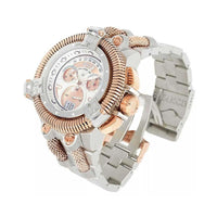 Invicta Men's Chrono Watch - Reserve King Python Silver and Rose Gold Dial | 35222 ,