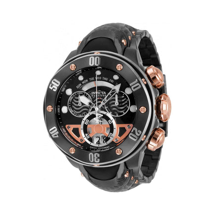 Invicta Men's Chrono Watch - Reserve Kraken Black, Silver, Rose Gold Dial | 33485 ,