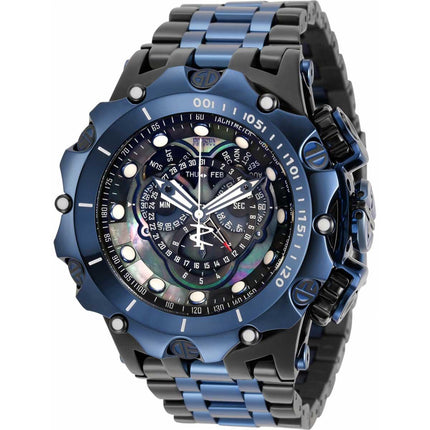 Invicta Men's Chrono Watch - Reserve Venom MOP Dial Black/Dark Blue Bracelet | 31726 ,