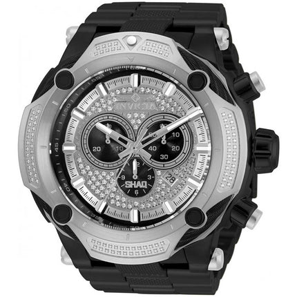 Invicta Men's Chrono Watch - Shaq Diamond Black IP Stainless Steel Bracelet | 33675 ,