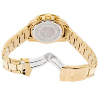 Invicta Men's Chrono Watch - Specialty Black Dial Yellow Gold Bracelet | 21470 ,
