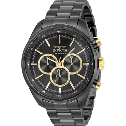 Invicta Men's Chrono Watch - Specialty Grey Dial Gunmetal Bracelet | 29165 ,