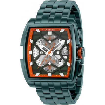 Invicta Men's Chrono Watch - Speedway Quartz Green Stainless Steel Bracelet | 35449 ,