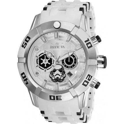 Invicta Men's Chrono Watch - Star Wars Automatic Silver Tone Dial Bracelet | 26552 ,