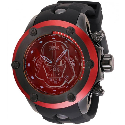 Invicta Men's Chrono Watch - Star Wars Darth Vader Quartz Black Rubber Strap | 36282 ,