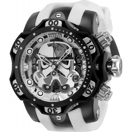 Invicta Men's Chrono Watch - Star Wars Stormtrooper Quartz White Rubber Strap | 35360 ,