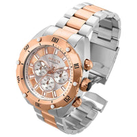 Invicta Men's Chrono Watch - Venom Silver and Rose Gold Tone Dial Bracelet | 33753 ,