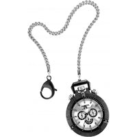 Invicta Men's Chronograph Pocket Watch - Subaqua Noma III Silver SS Chain | 34689 ,