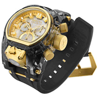 Invicta Men's Chronograph Watch - Anatomic Bolt Zeus Magnum Quartz Black Strap | 33186 ,