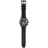 Invicta Men's Chronograph Watch - Aviator Quartz Black and Silver Dial Strap | 39657 ,