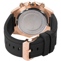 Invicta Men's Chronograph Watch - Aviator Rose Gold Plated Case Black Strap | 30752 ,