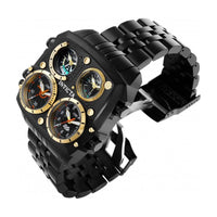 Invicta Men's Chronograph Watch - Aviator Zulu Time Black Case Bracelet | 35200 ,