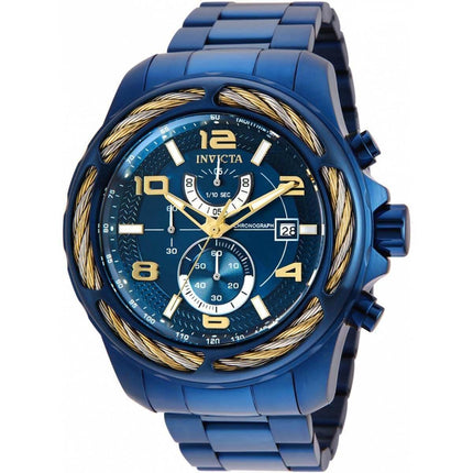 Invicta Men's Chronograph Watch - Bolt Blue Dial Bracelet | 31232 ,