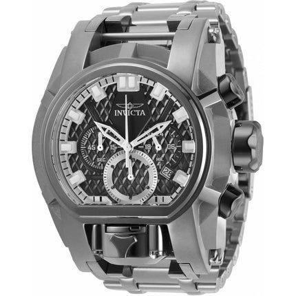Invicta Men's Chronograph Watch - Bolt Bolt Gunmetal Stainless Steel Bracelet | 31554 ,
