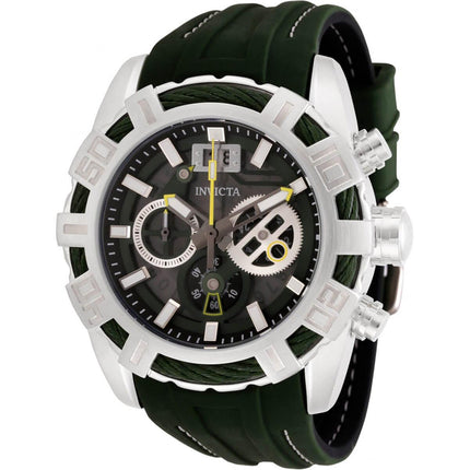 Invicta Men's Chronograph Watch - Bolt Green and Transparent Dial Strap | 30298 ,