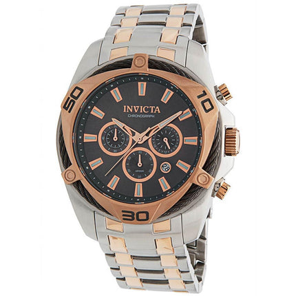 Invicta Men's Chronograph Watch - Bolt Grey and Rose Gold Dial Bracelet | 34135 ,